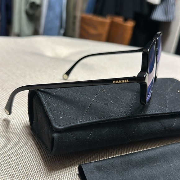 Authentic Chanel Black Eyeglasses - Picture 4 of 11